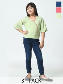 トップス CARLA Lady linen like tops Lady linen like tops（Black） – CARLA