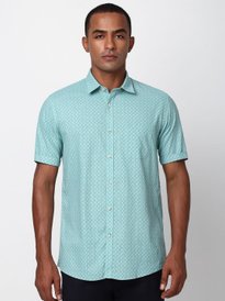 Buy Peter England Casuals Men Slim Fit Horizontal Striped Pure