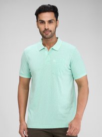 Buy Parx Men Solid Mandarin Collar Pocket T-shirt - Tshirts for