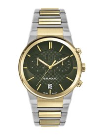 Buy Lee Cooper Men Brass Printed Dial & Stainless Steel Analogue
