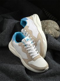 Buy Lee Cooper Men Grey Blue Printed Running Shoes Sports