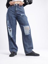 Myntra Plus Size Bootcut Ripped Jeans FOREVER 21 Women Mid-Rise