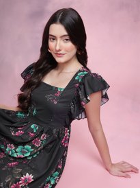 Buy DressBerry Floral Printed Fit & Flare Maxi Dress - Dresses for Women  29920493 | Myntra
