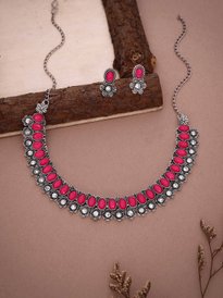 Buy Brado Jewellery Brass Gold-plated Silver White Pink Jewellery