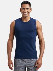 新品　BRIEFING CE MEN’S WAIST RIB HIGHNECK Shop JOCKEY Men's Cotton Rib Square Neck Sleeveless Vest - Navy