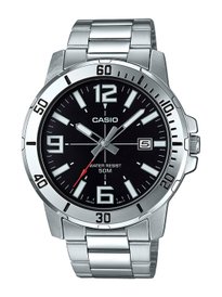 Buy Casio Enticer Men MTP-1314D-1AVDF Black Analog Dial Metal A550