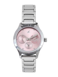 Buy Fastrack Women Pink White Textured Dial Watch 6134SM02 Watches for Women 1341801 Myntra