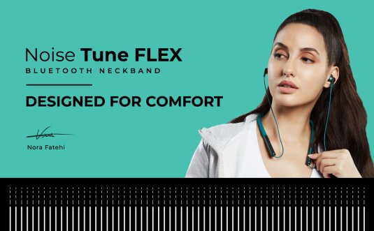 Buy NOISE Tune Flex Neckband Bluetooth Neckband With Mic Space Space Grey Headphones for Unisex 11031154 Myntra