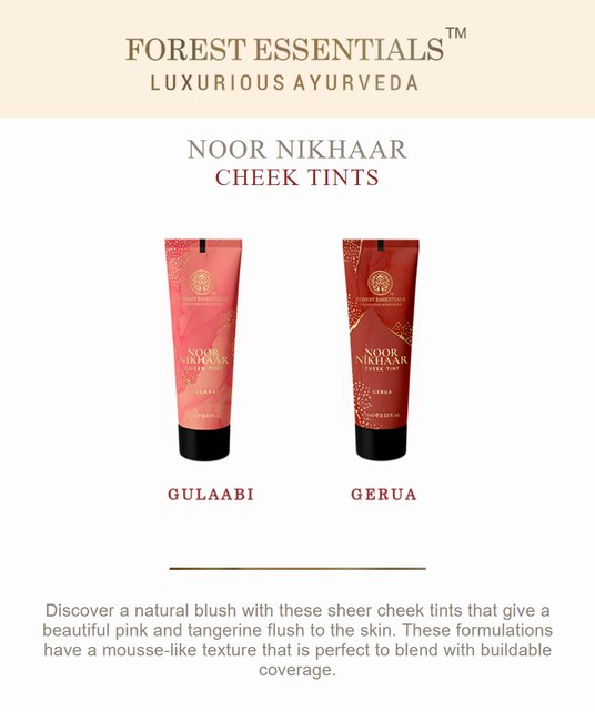 Buy Forest Essentials Noor Nikhaar Cheek Tint 10ml - Gerua