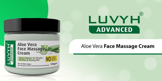 Buy LUVYH Set of 2 Aloe Vera Face Massage Cream- 100g Each - Day Cream for  Unisex 16739836 | Myntra