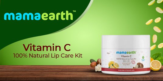 mamaearth vitamin c lip care kit Buy Mamaearth Vitamin C 100% Natural Lip Care Kit - 90g - Lip Mask for  Unisex 16066320