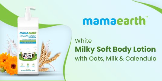 Buy Mamaearth Unisex White Milky Soft Body Lotion with Oats, Milk