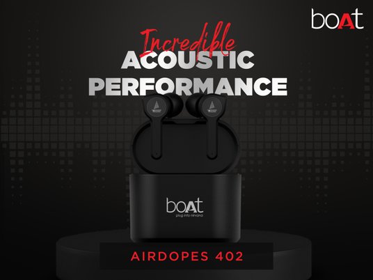Buy boAt Airdopes 402 Active Black TWS Earbuds with Touch Controls