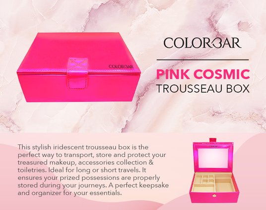 Buy Colorbar Pink Cosmic Trousseau Box - Travel Accessory for