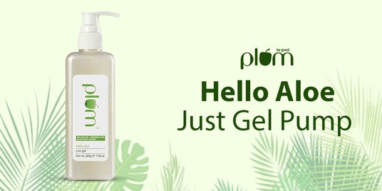 Buy Plum Hello Aloe Just Gel Pump Pack - 225 gm - Serum and Gel for Unisex  14857256 | Myntra
