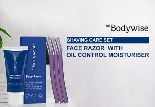 Buy Be Bodywise Women Set of 3 Face Razor with Oil Control