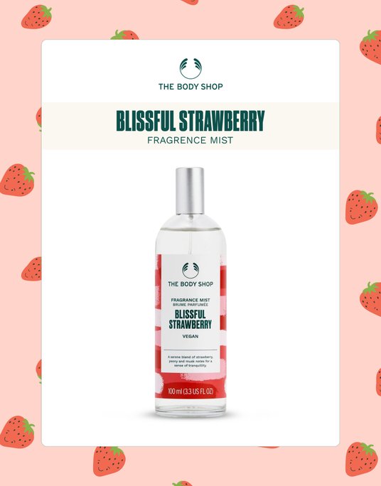Buy THE BODY SHOP Blissful Strawberry Long Lasting Vegan Body Mist