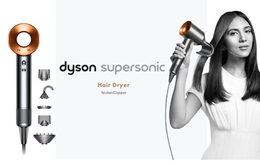 Buy dyson Supersonic Hair Dryer with Magnetic Styling Attachments