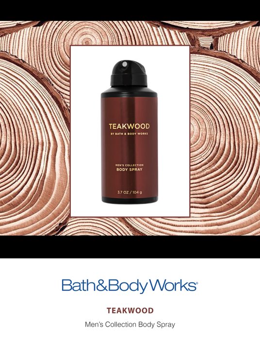 Buy Bath Body Works Men Teakwood Body Spray 104 g Body Mist