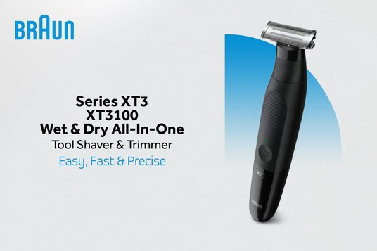Buy Braun Series XT3 XT3100 Wet & Dry All-In-One Tool Shaver