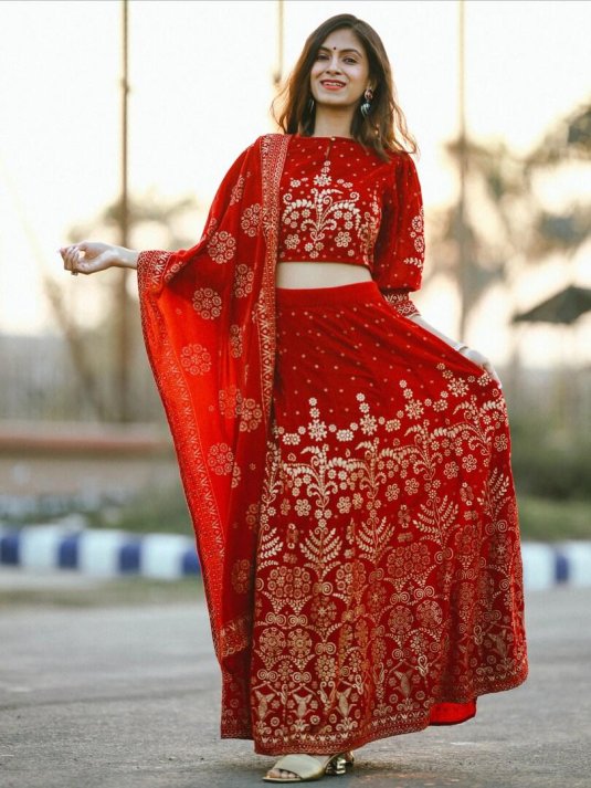 Myntra online shopping top for women's lehenga choli