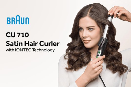 Buy Braun Satin Hair Curler with IONTEC Technology CU 710