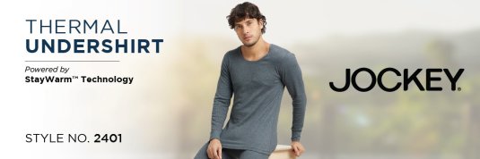 Buy Jockey THERMALS Men Cream Thermal T shirt 2401 Thermal Tops for Men 80014 Myntra
