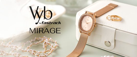 Buy Fastrack Women Vyb Mirage Embellished Dial Leather Straps