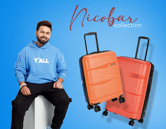 Buy Nasher Miles Colourblocked Hard-Sided Trolley Suitcase