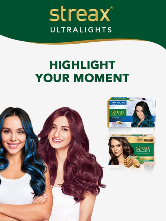 Buy Streax Ultralights Highlight Coffee Collection Hair Colour Kit