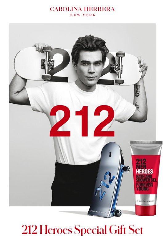 Buy Carolina Herrera Men Set of 212 Heroes Eau de Toilette 90 ml