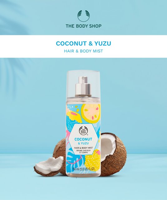Buy THE BODY SHOP Unisex Coconut Yazu Hair Body Mist 150 ml