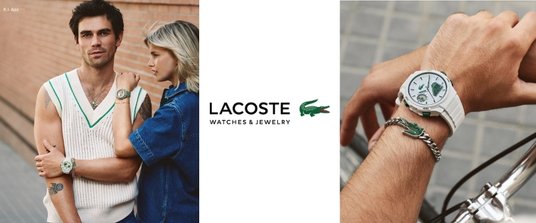 Buy Lacoste Men Silver-Toned Genuine Leather Analogue Watch