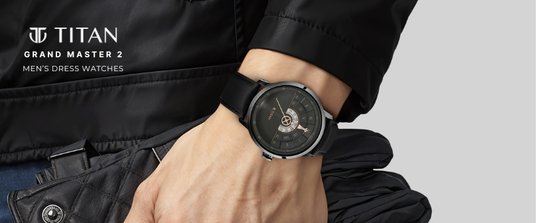 Grandmaster Watch Grand Master Titan Buy Titan Men Black