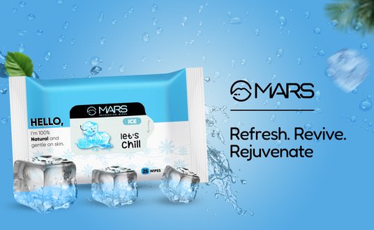 Buy MARS Lets Chill Set Of 25 Refreshing Wet Wipes Facial Wipes