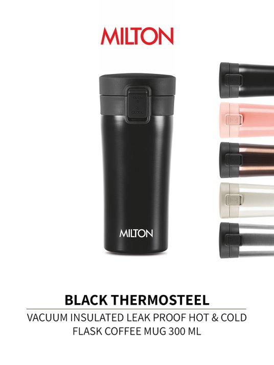 Buy Milton Be Kinder To Yourself Black Stainless Steel Handmade