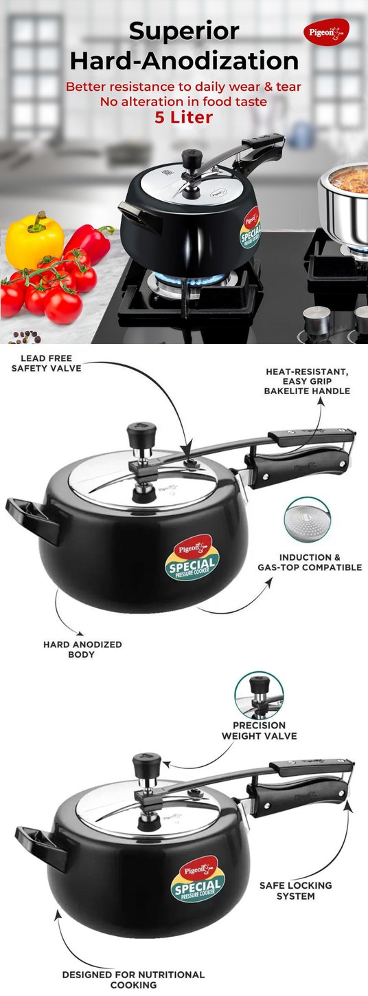 Pigeon Cooker Price Lt Pressure Cooker Buy Pigeon Special Black