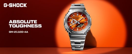Buy CASIO G-SHOCK GM-2110D-4ADR Orange Analog-Digital dial