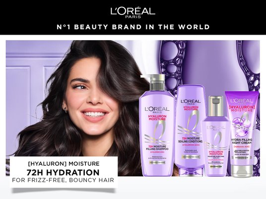 Buy LOreal Set of 3 Hyaluron Moisture Hydrating Shampoo 640ml