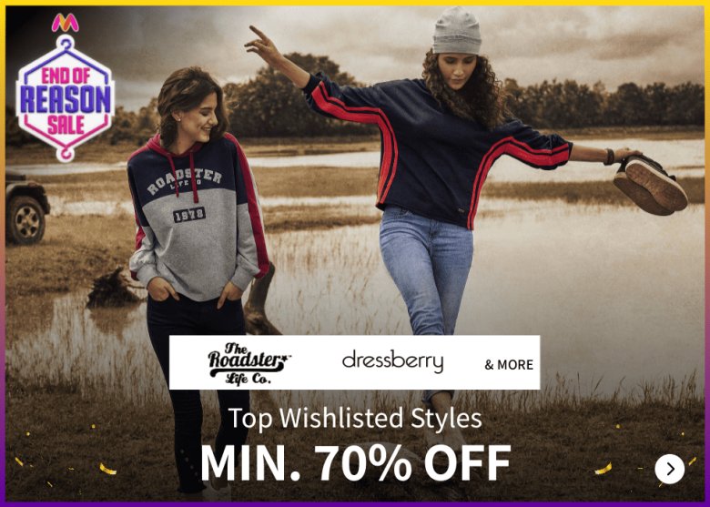 Myntra online womens shopping discount
