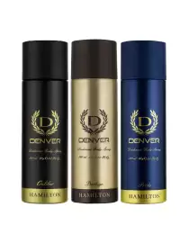 Men Set of 3 Deodorant Sprays