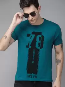 Printed Round Neck Pure Cotton T-shirt