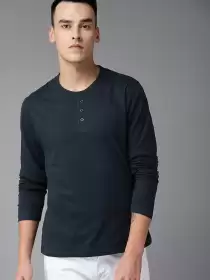 Solid Round Neck T-shirt