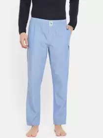 Men Solid Lounge Pants