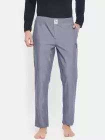 Men Solid Lounge Pants