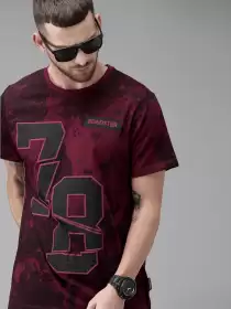 Printed Round Neck Pure Cotton T-shirt
