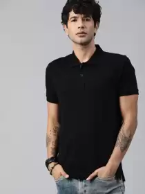 Polo Collar Cotton Pure Cotton T-shirt