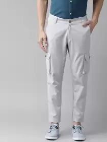 Men Slim Fit Cargos