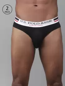 Men Pack of 2 Solid Breifs