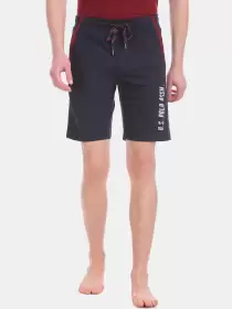 Men Logo Print Lounge Shorts
